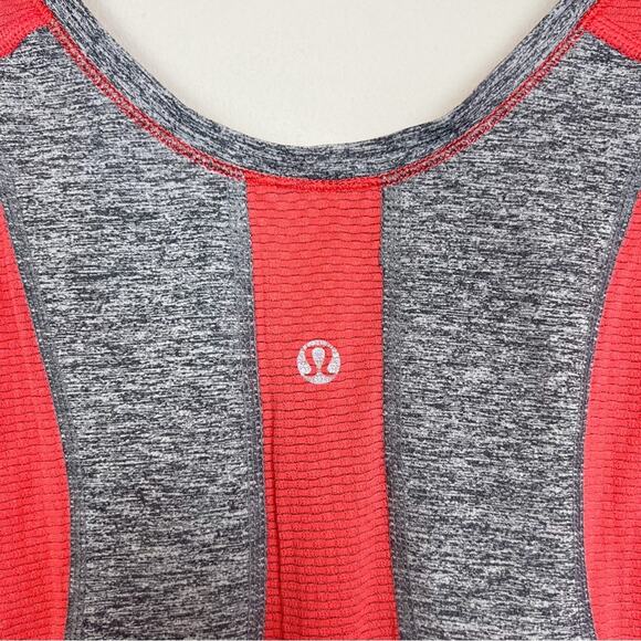 Lululemon Run:‎ Recharge Tank Coral Gray Size 4 - Picture 6 of 6